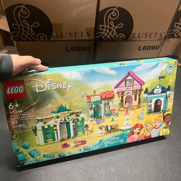 LEGO Disney Princess: Disney Princess Market Adventure Toy Set 43246 - Picture 1 of 2